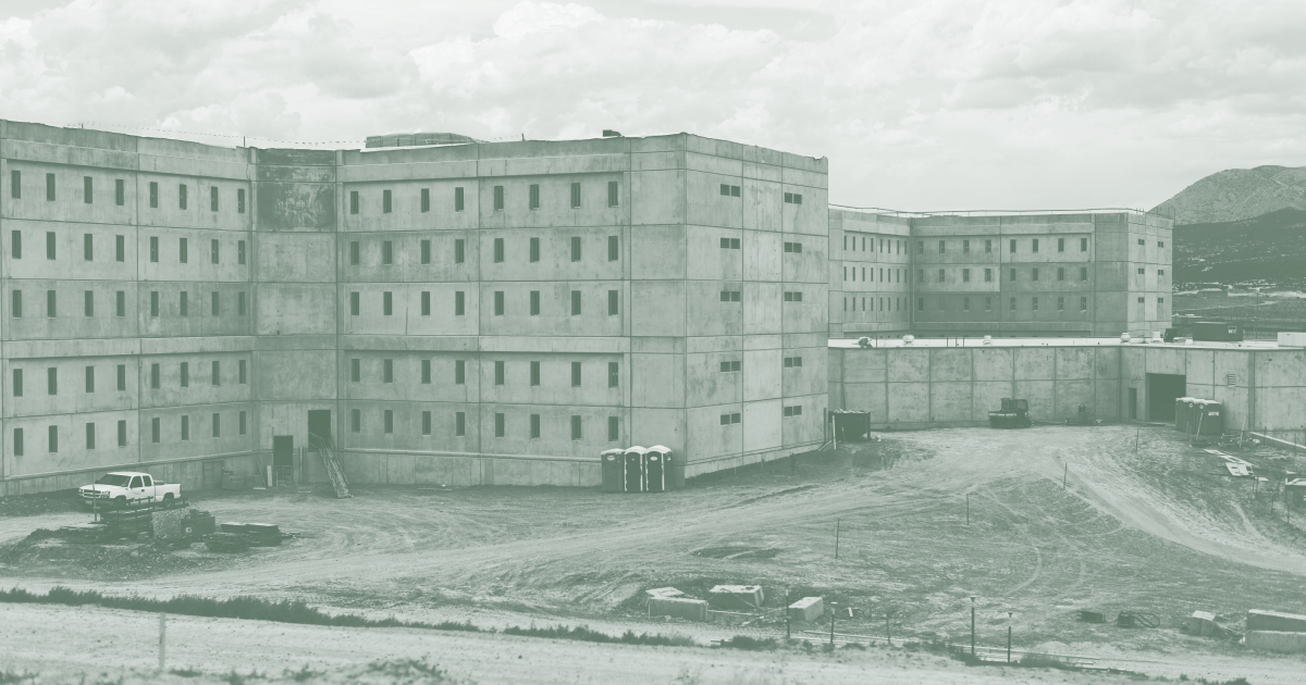 Just a Minute on More Prisons